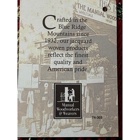 Christmas Blanket Throw with Fringe - 58" x 52" - NWT - Picture 4 of 5